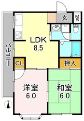 シャルム長吉の物件間取画像